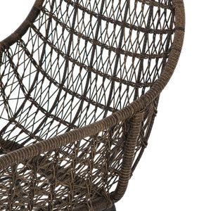 Bandera Outdoor Woven Counter Stool - Distressed Grey
