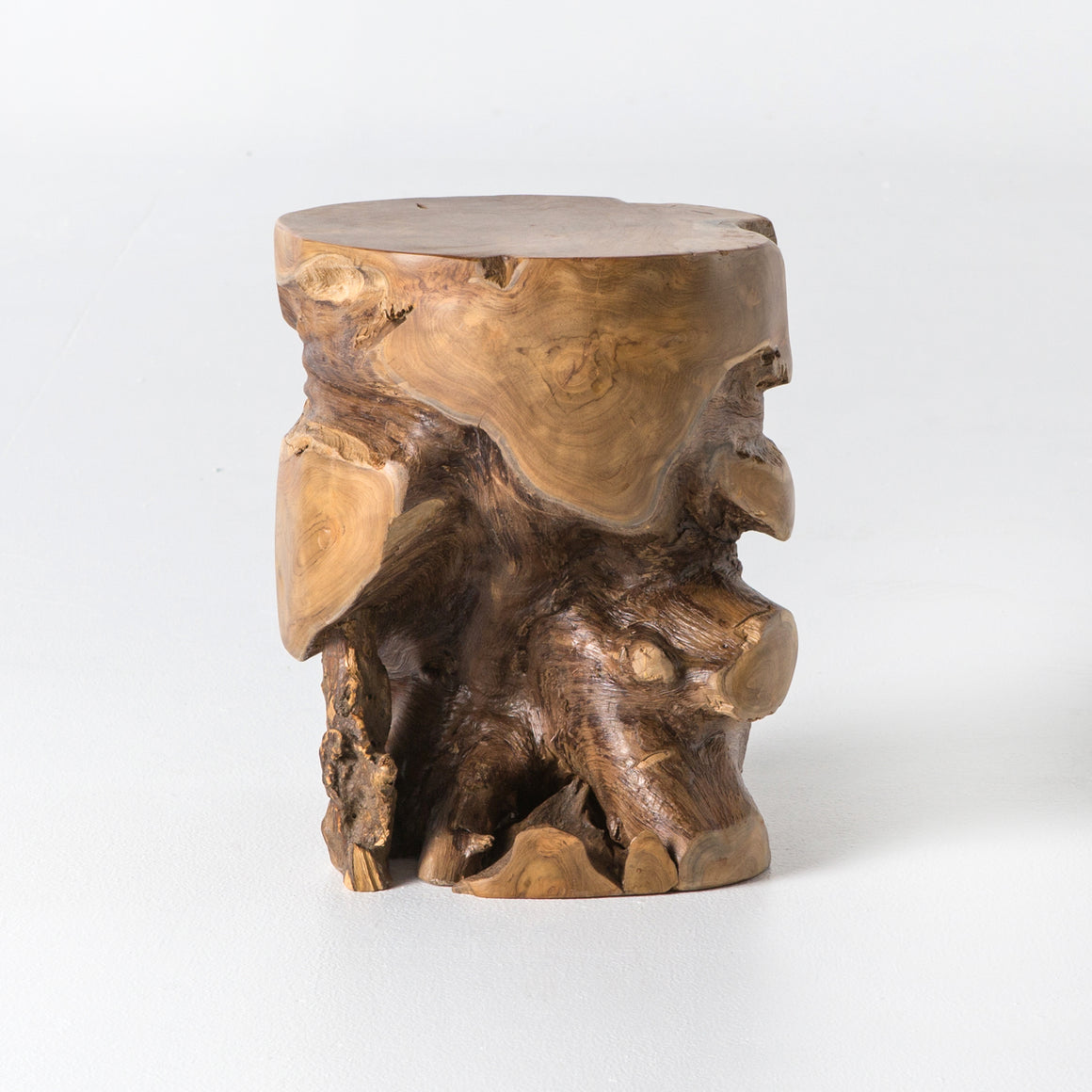 Teak Stool - Natural Teak