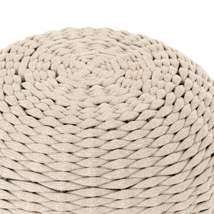 Phoenix Outdoor Round Accent Stool - Natural Rope