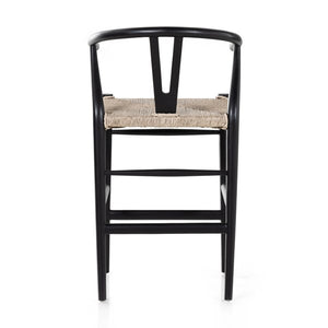 Muestra Counter Stool-Black Teak