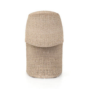 Portia Woven Outdoor Dining Chair - Vintage White