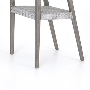 Elva Outdoor Dining Chair-Weathered Grey
