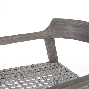 Elva Outdoor Dining Chair-Weathered Grey