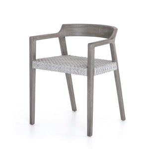 Elva Outdoor Dining Chair-Weathered Grey