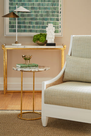 Medium Bowl in Brass Finish | Coral Collection | Villa & House