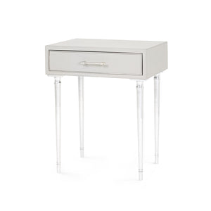 1-Drawer Side Table in Gray | Jolene Collection | Villa & House