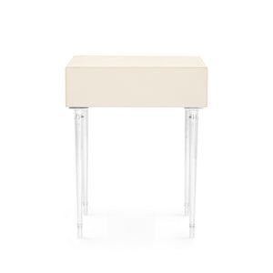 1-Drawer Side Table in Ivory | Jolene Collection | Villa & House