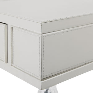 Desk in Gray Nickel-Finished | Jolene Collection | Villa & House
