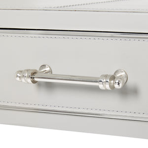 Desk in Gray Nickel-Finished | Jolene Collection | Villa & House