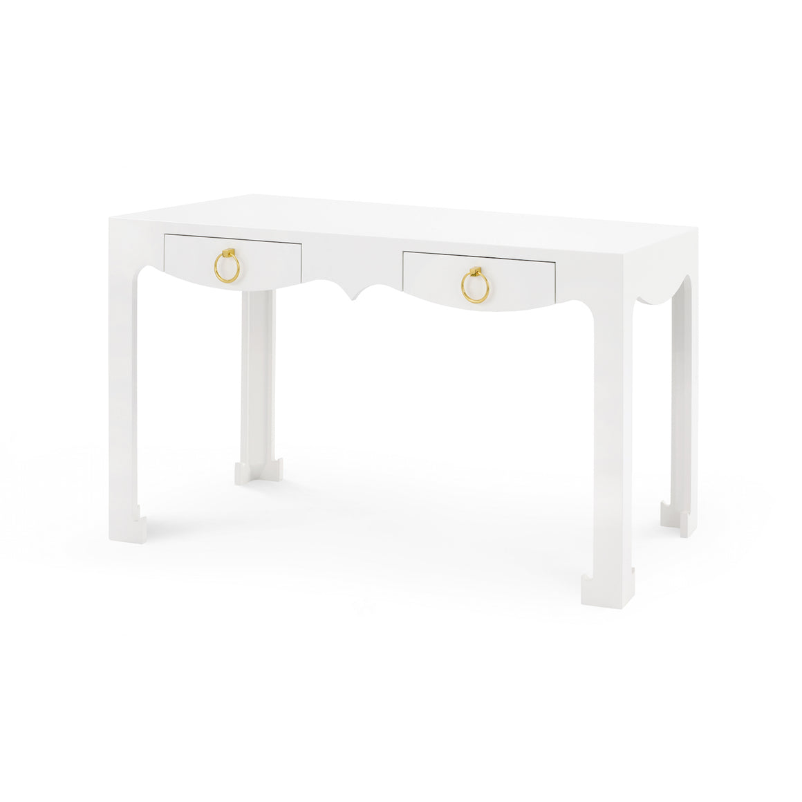 Console Desk in White | Jordan Collection | Villa & House
