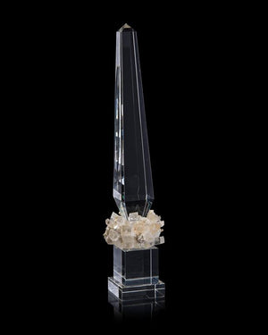 Calcite, Mica, and Crystal Obelisk