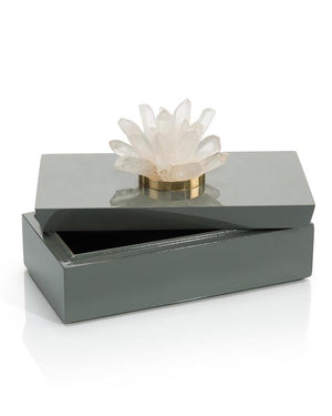 Grey Box with Quartz