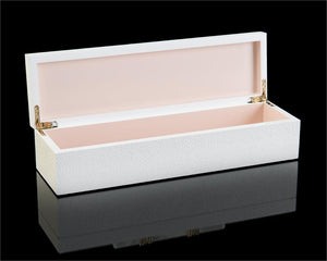 White Box with Alabaster Handle