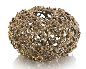 Beguiling Hand-Cast Brass Bowl II