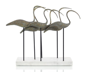 Ibis Verdigris Sculpture