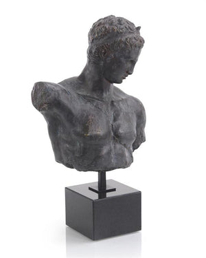 Greek Bust in Verde-Black
