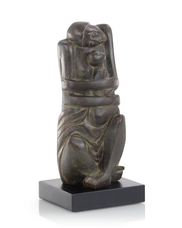 Woman and Child Embrace Sculpture