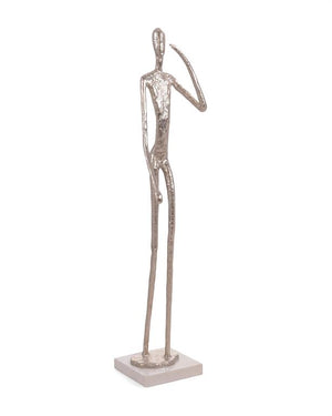 Nickel Figure One Sculpture