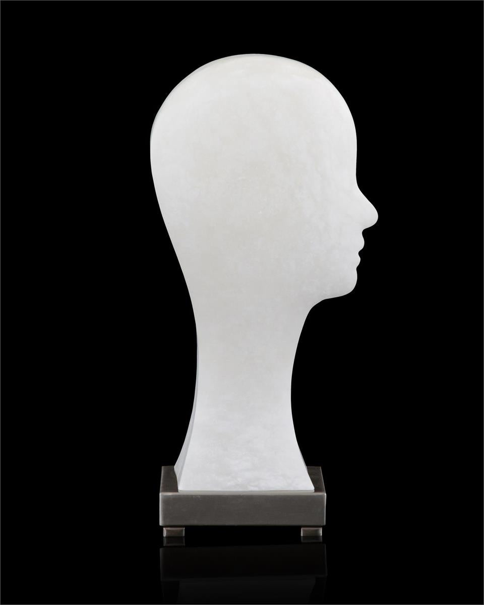 Profile in Alabaster Sculpture