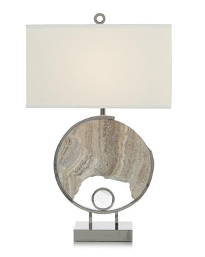 Grey Marble Galaxy Table Lamp