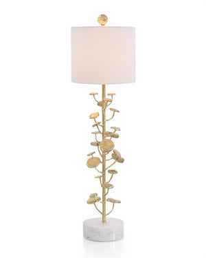 Brass-Plated Table Lamp