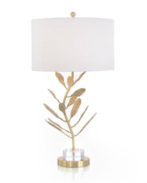 Plumeria Branch Table Lamp
