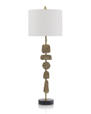 Brass Medallions Table Lamp