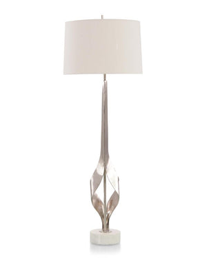 Graceful Nickel Buffet Lamp