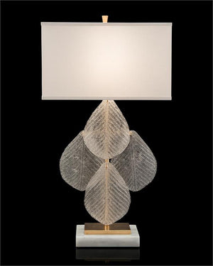 Glass Petal Table Lamp