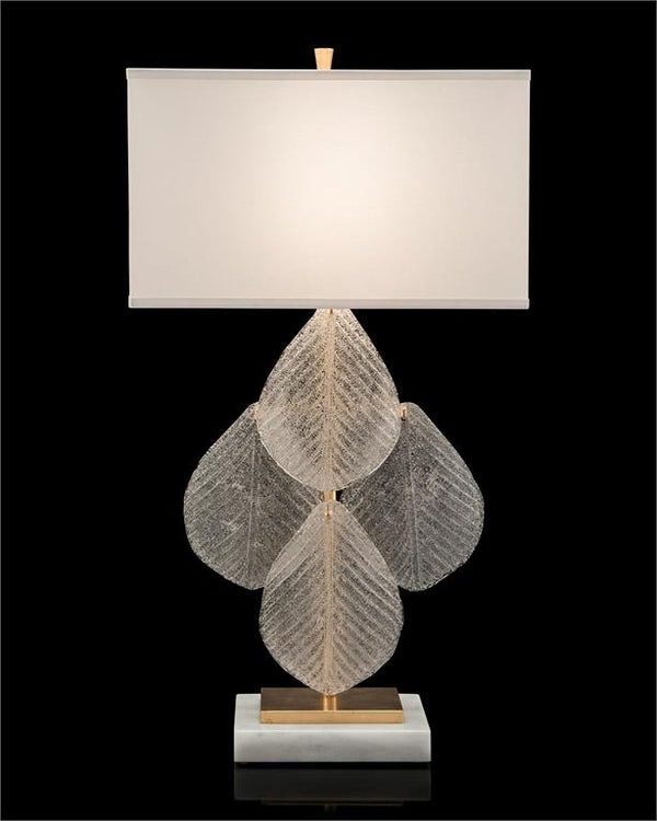Glass Petal Table Lamp Scenario Home