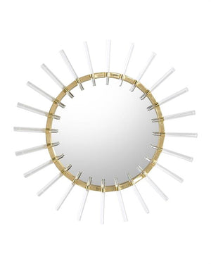 Cloe Mirror in Brass