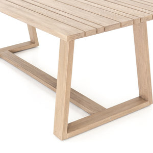 Atherton Outdoor Dining Table-Brown