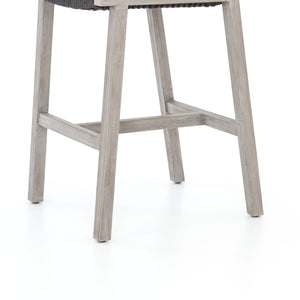 Delano Outdoor Bar Stool - Charcoal Grey