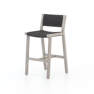 Delano Outdoor Bar Stool - Charcoal Grey