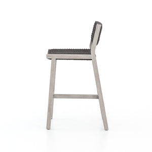Delano Outdoor Bar Stool - Charcoal Grey