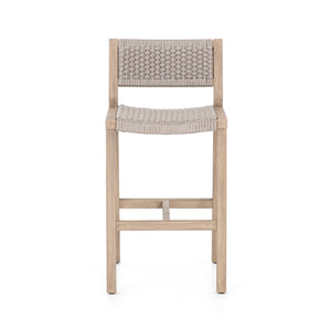 Delano Outdoor Bar Stool - Light Grey