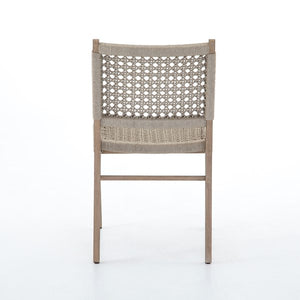 Delmar Outdoor Dining Chair-Washed Brown