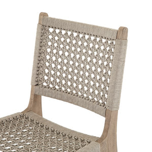 Delmar Outdoor Dining Chair-Washed Brown