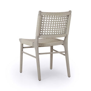 Delmar Outdoor Dining Chair-Grey