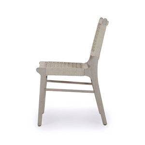 Delmar Outdoor Dining Chair-Grey