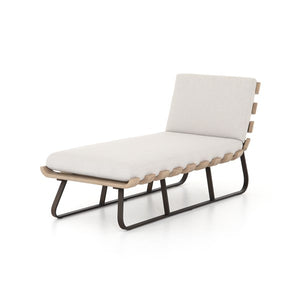 Dimitri Outdoor Chaise Lounge-Stone Grey