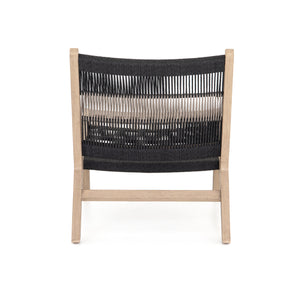 Julian Outdoor Teak Lounge Chair - Washed Brown