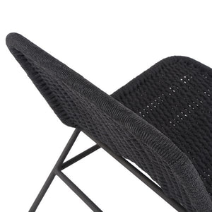 Bruno Outdoor Chair-Dark Grey Rope
