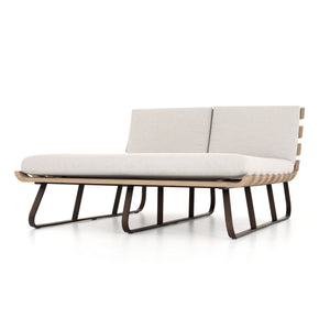 DIMITRI OUTDOOR DOUBLE CHAISE-STONE GREY