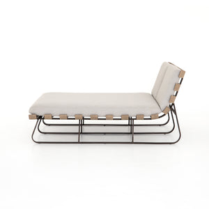 DIMITRI OUTDOOR DOUBLE CHAISE-STONE GREY