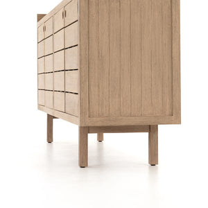Lula Outdoor Sideboard-Washed Brown