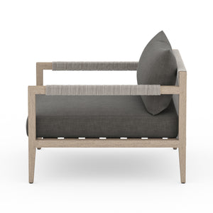 Sherwood Outdoor Chair-Brown/Charcoal