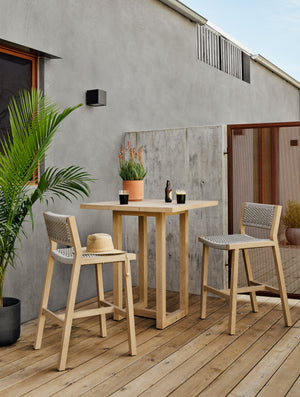 Delano Outdoor Counter Stool - Brown