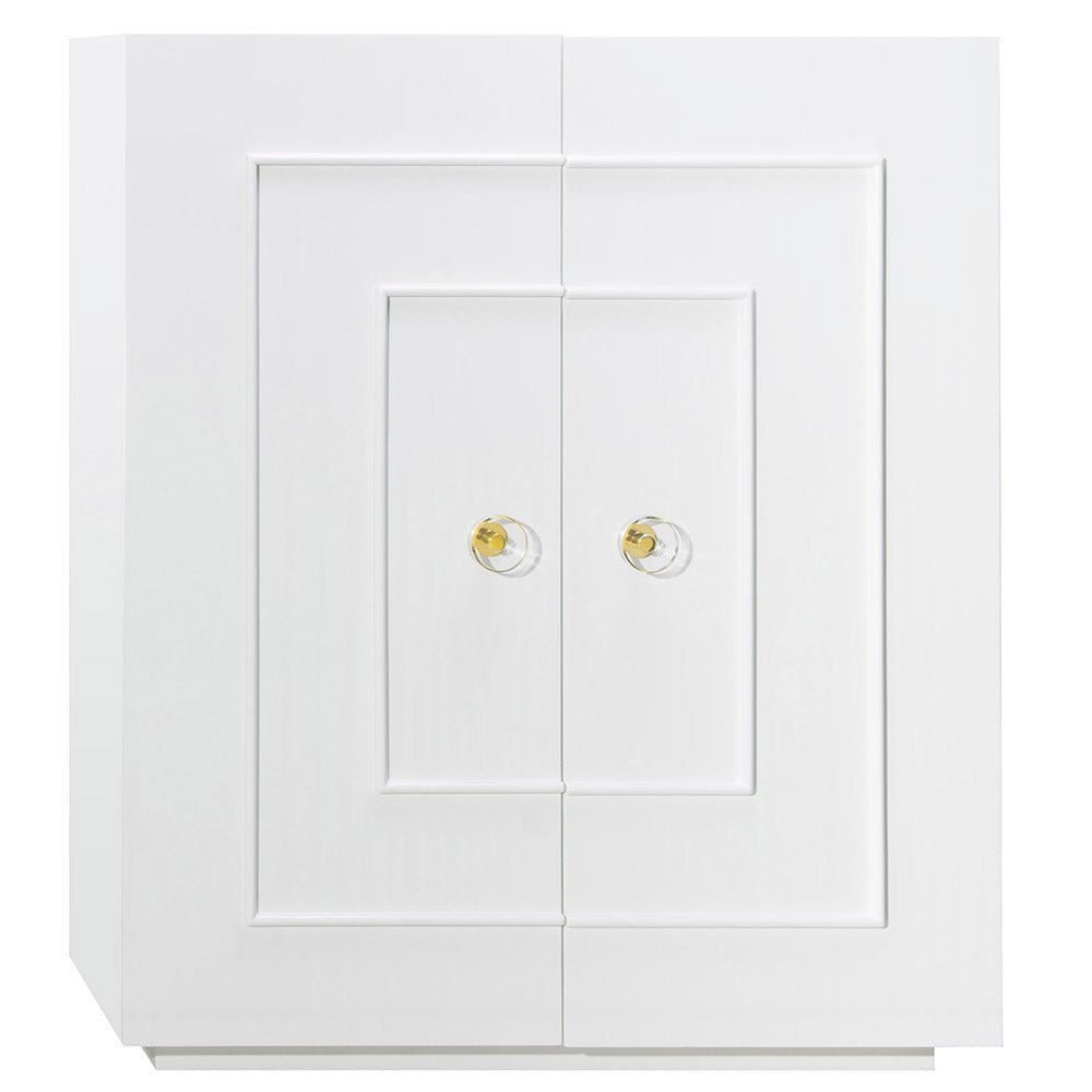 White lacquer clearance storage cabinet