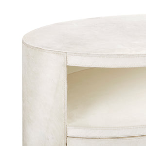2-Drawer Side Table in White | JuliusCollection | Villa & House